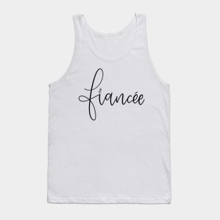 Fiancee with Ring Dotting the "i" Tank Top